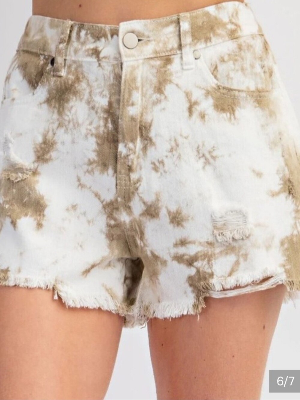 Easel Distressed Shorts NWT - Picture 2 of 6